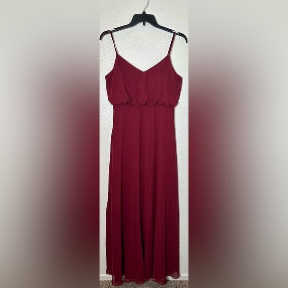 NWOT Birdy Grey Gwennie Dress in Chiffon Cabernet - Picture 5 of 7